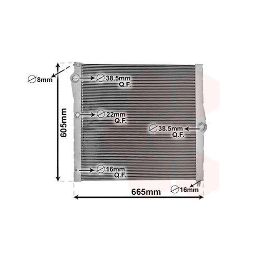 VAN WEZEL K&uuml;hler, Motork&uuml;hlung 06012708