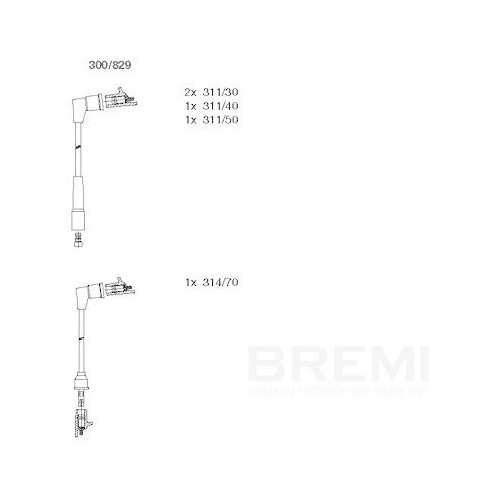 BREMI Z&uuml;ndleitungssatz 300/829