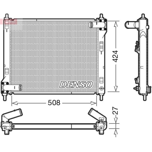 DENSO K&uuml;hler, Motork&uuml;hlung DRM46043
