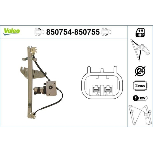 VALEO Fensterheber 850754