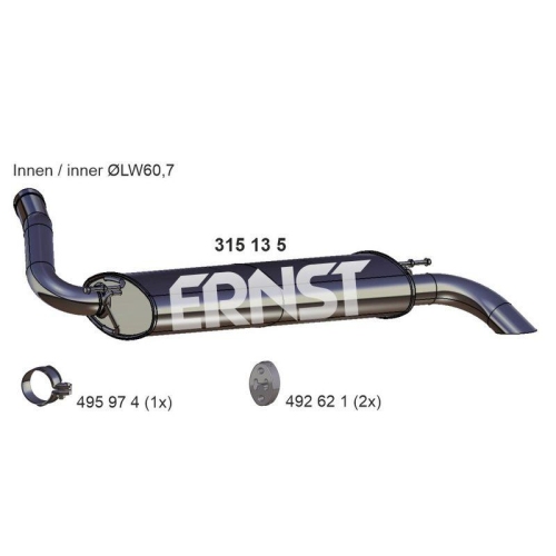 ERNST Endschalld&auml;mpfer 315135