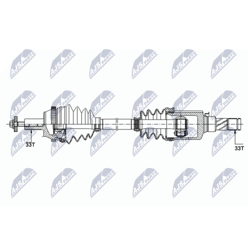 NTY Antriebswelle NPW-ME-120