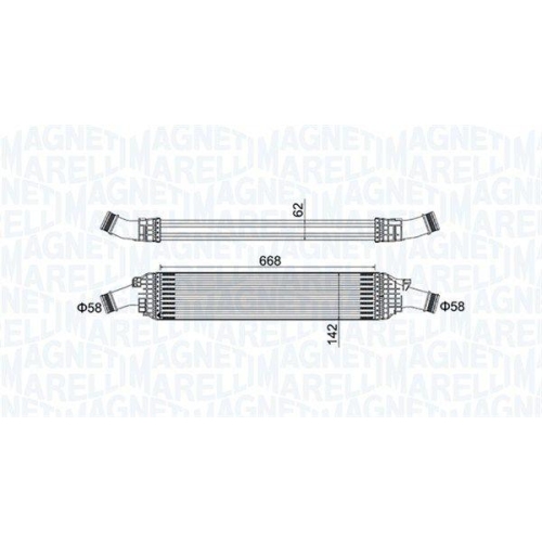 MAGNETI MARELLI Ladeluftk&uuml;hler 351319204820