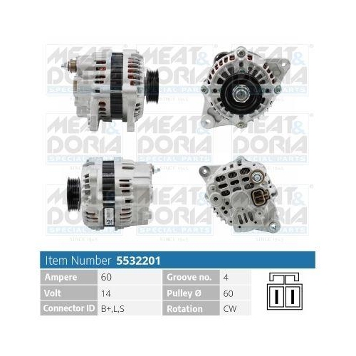 MEAT & DORIA Generator 5532201