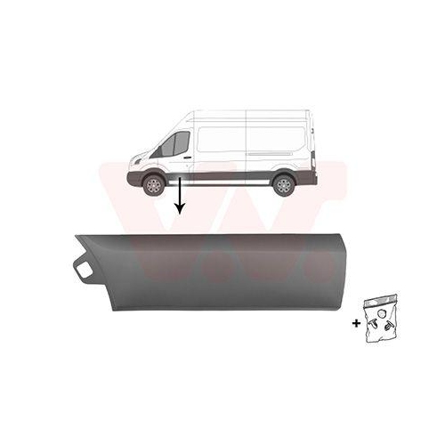VAN WEZEL Zier-/Schutzleiste, T&uuml;r 1991403
