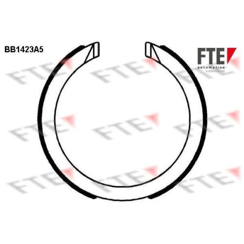 FTE Bremsbackensatz, Feststellbremse 9100151