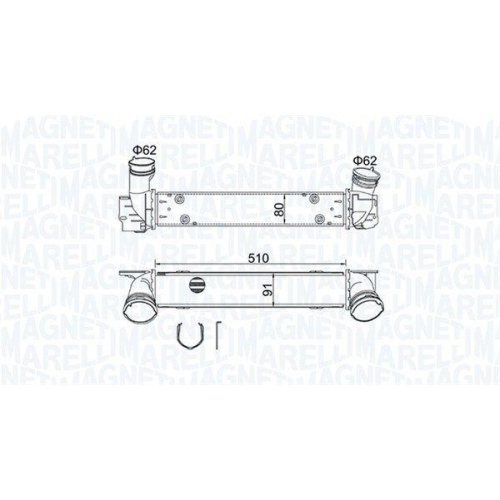 MAGNETI MARELLI Ladeluftk&uuml;hler 351319204880