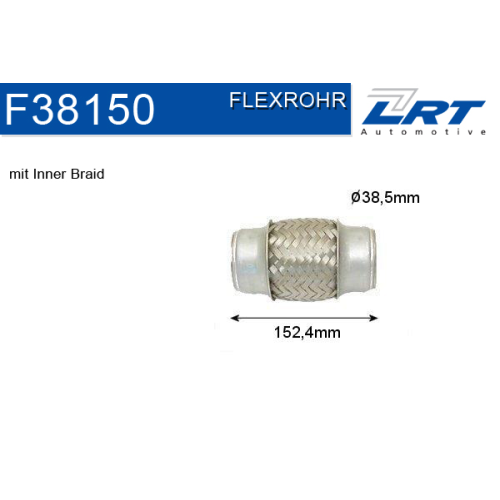 LRT Flexrohr, Abgasanlage F38150