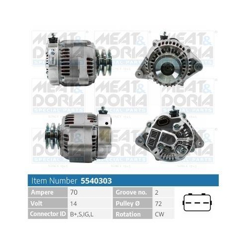 MEAT & DORIA Generator 5540303