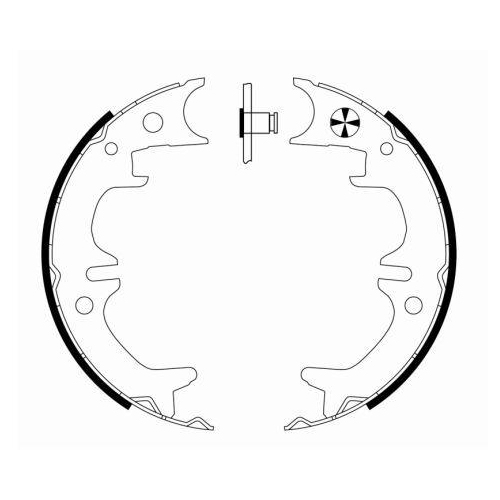 TEXTAR Bremsbackensatz, Feststellbremse 91074600