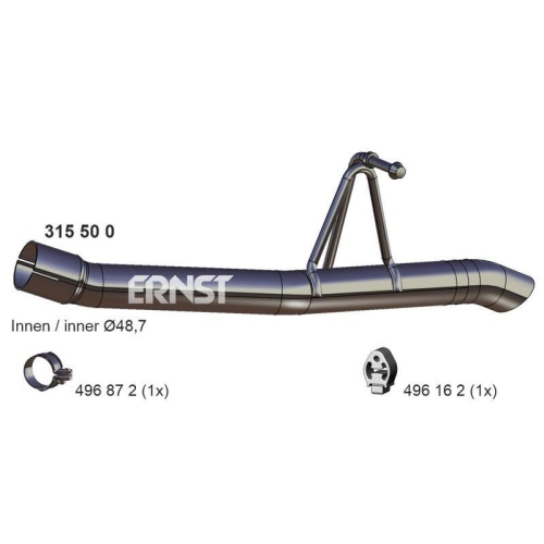 ERNST Abgasrohr 315500