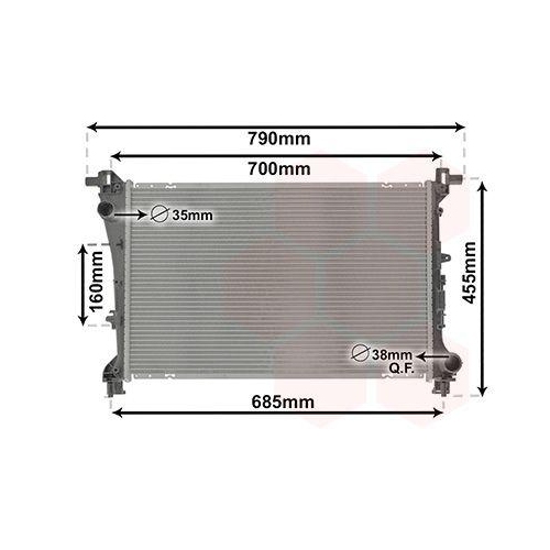 VAN WEZEL K&uuml;hler, Motork&uuml;hlung 17012706