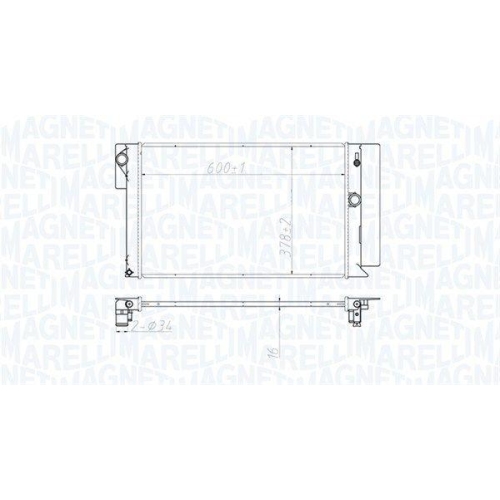 MAGNETI MARELLI K&uuml;hler, Motork&uuml;hlung 350213173100