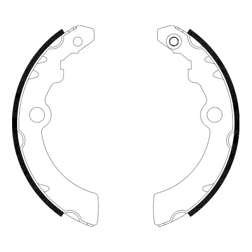 TEXTAR Bremsbackensatz 91075200