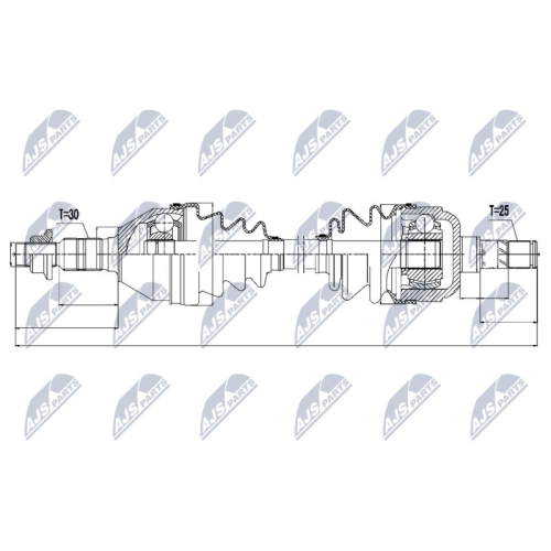 NTY Antriebswelle NPW-PL-031