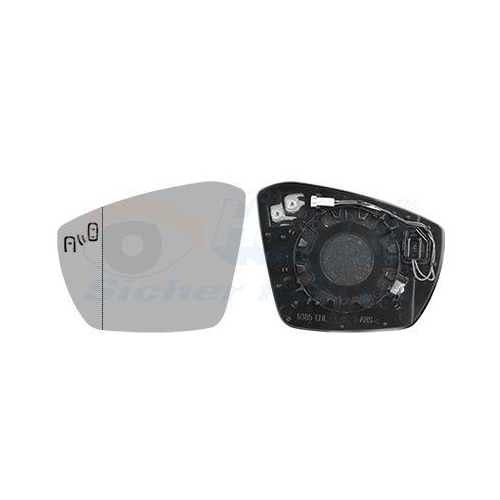 VAN WEZEL Spiegelglas, Au&szlig;enspiegel * HAGUS * 5706835