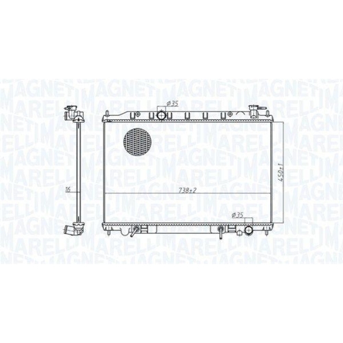 MAGNETI MARELLI K&uuml;hler, Motork&uuml;hlung 350213179200