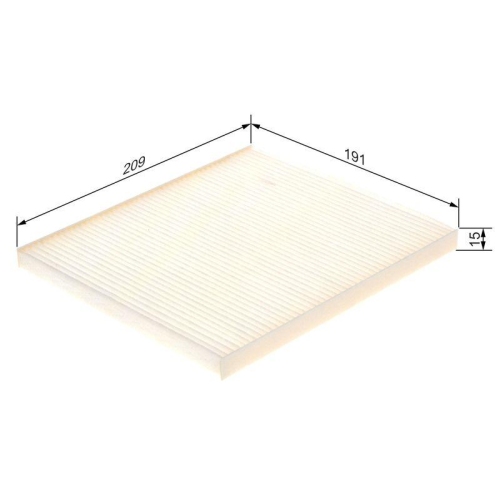 BOSCH Filter, Innenraumluft 1 987 435 114