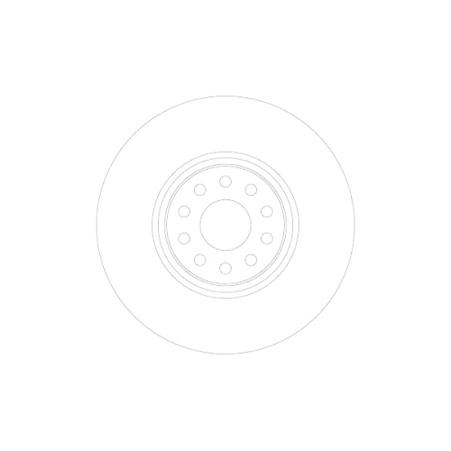 TRW Bremsscheibe TRW SINGLE DF6733S