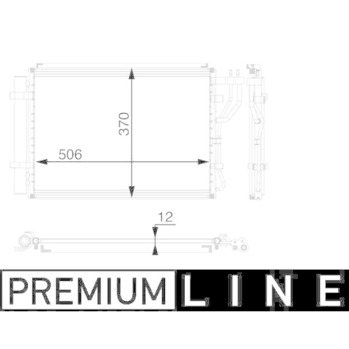 MAHLE Kondensator, Klimaanlage BEHR *** PREMIUM LINE *** AC 58 000P