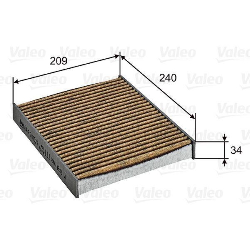 VALEO Filter, Innenraumluft VALEO PROTECT MAX 701027