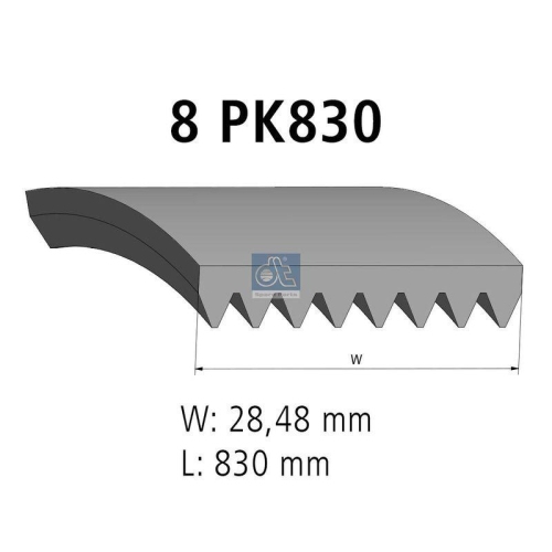 DT Spare Parts Keilrippenriemen 2.21058