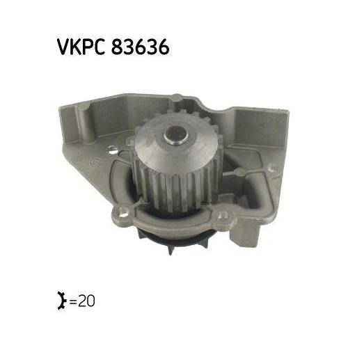 SKF Wasserpumpe, Motork&uuml;hlung VKPC 83636