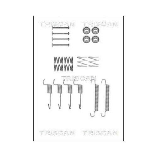 TRISCAN Zubeh&ouml;rsatz, Feststellbremsbacken 8105 432589