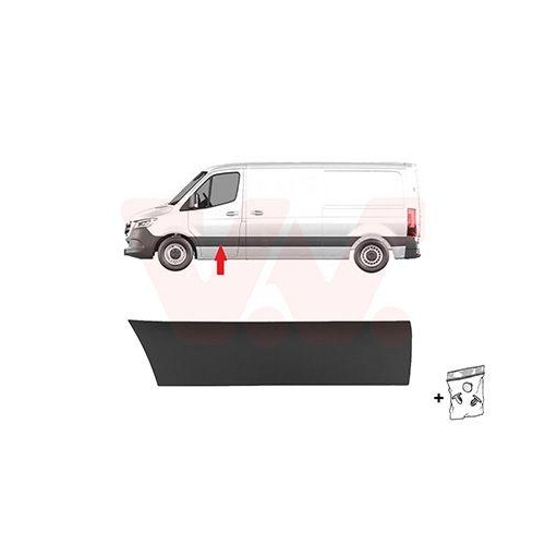VAN WEZEL Zier-/Schutzleiste, T&uuml;r 2973403