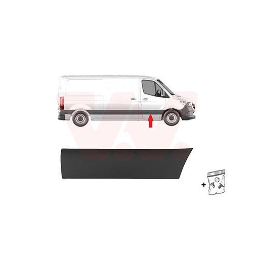 VAN WEZEL Zier-/Schutzleiste, T&uuml;r 2973404
