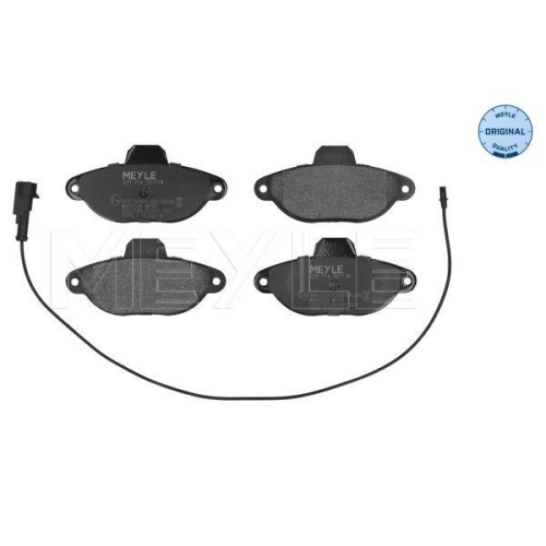 MEYLE Bremsbelagsatz, Scheibenbremse MEYLE-ORIGINAL: True to OE. 025 214 3617/W