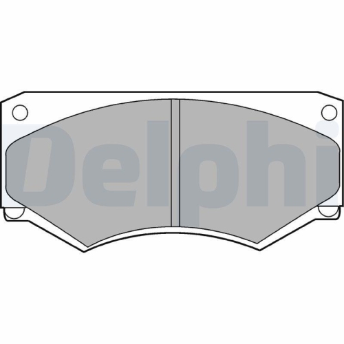 DELPHI Bremsbelagsatz, Scheibenbremse LP180