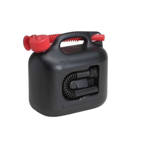 Benzinkanister PREMIUM 5 Liter schwarz NEU Kraftstoff-Kanister Reservekanister L