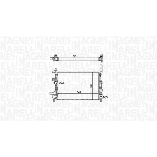 MAGNETI MARELLI K&uuml;hler, Motork&uuml;hlung