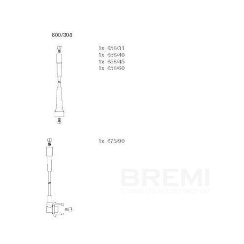BREMI Z&uuml;ndleitungssatz 600/308