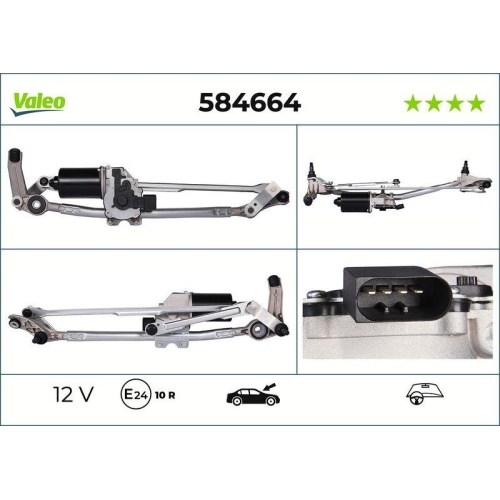 VALEO Wischermotor 584664