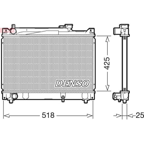 DENSO K&uuml;hler, Motork&uuml;hlung DRM47030