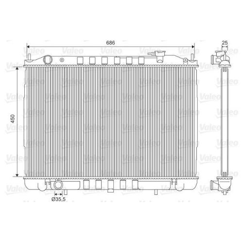 VALEO K&uuml;hler, Motork&uuml;hlung 701611