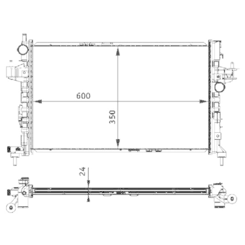 MAHLE K&uuml;hler, Motork&uuml;hlung BEHR CR 422 000S