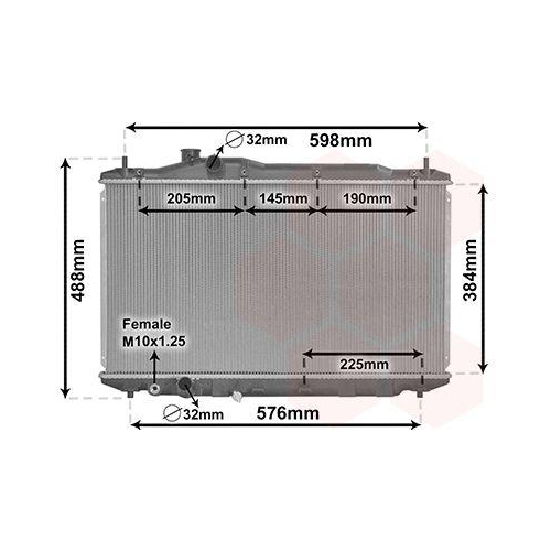 VAN WEZEL K&uuml;hler, Motork&uuml;hlung 25002306
