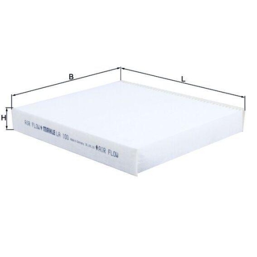 MAHLE Filter, Innenraumluft LA 100