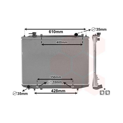VAN WEZEL K&uuml;hler, Motork&uuml;hlung 27012709