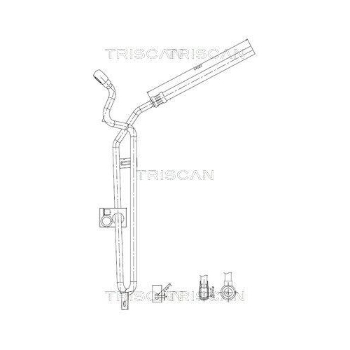 TRISCAN Hydraulikschlauch, Lenkung 8516 11031