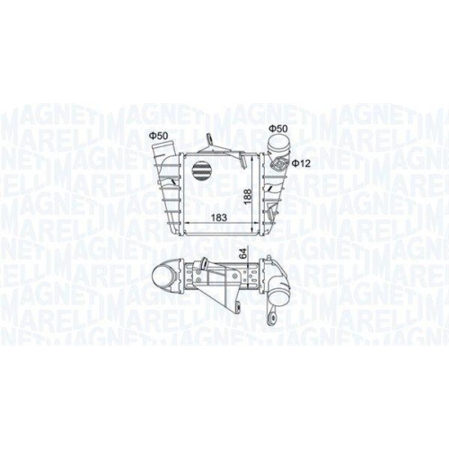 MAGNETI MARELLI Ladeluftk&uuml;hler 351319204750