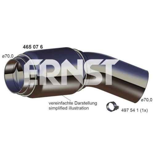 ERNST Flexrohr, Abgasanlage 465076