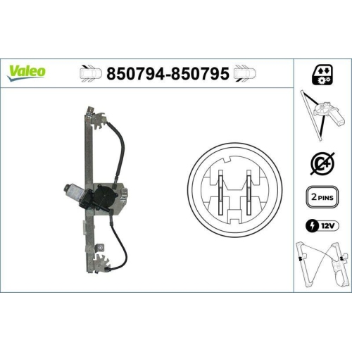 VALEO Fensterheber 850794