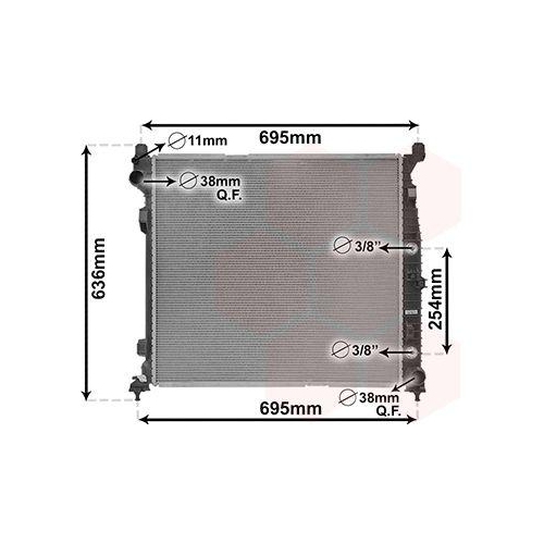 VAN WEZEL K&uuml;hler, Motork&uuml;hlung 30012704