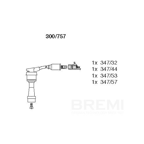 BREMI Z&uuml;ndleitungssatz 300/757