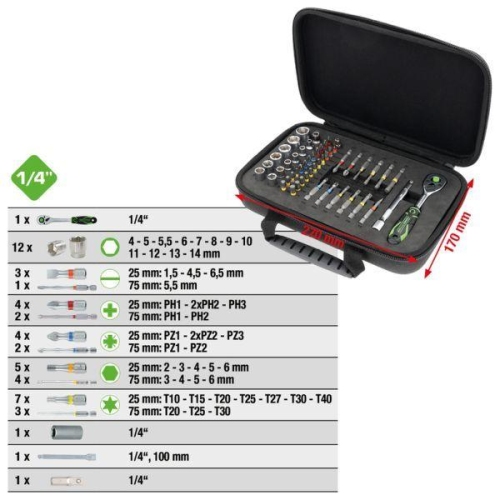 KS TOOLS Steckschl&uuml;sselsatz 512.0053