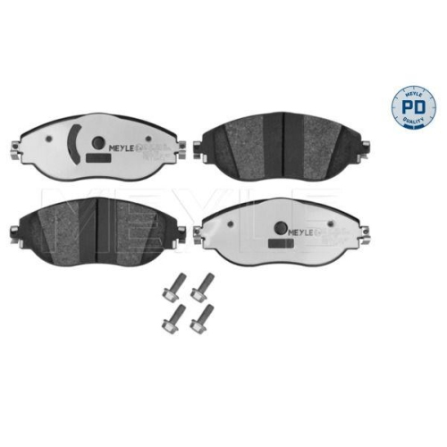 MEYLE Bremsbelagsatz, Scheibenbremse MEYLE-PD: Advanced performance and design. 025 247 3821/PD